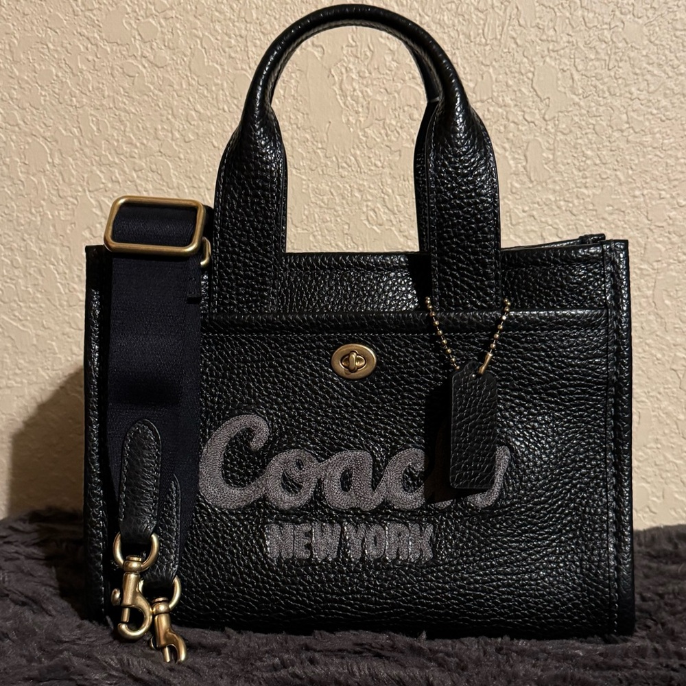 Coach Leather Cargo Tote 26 - CAM66